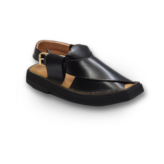 BLACK KAPTAAN CHAPPAL