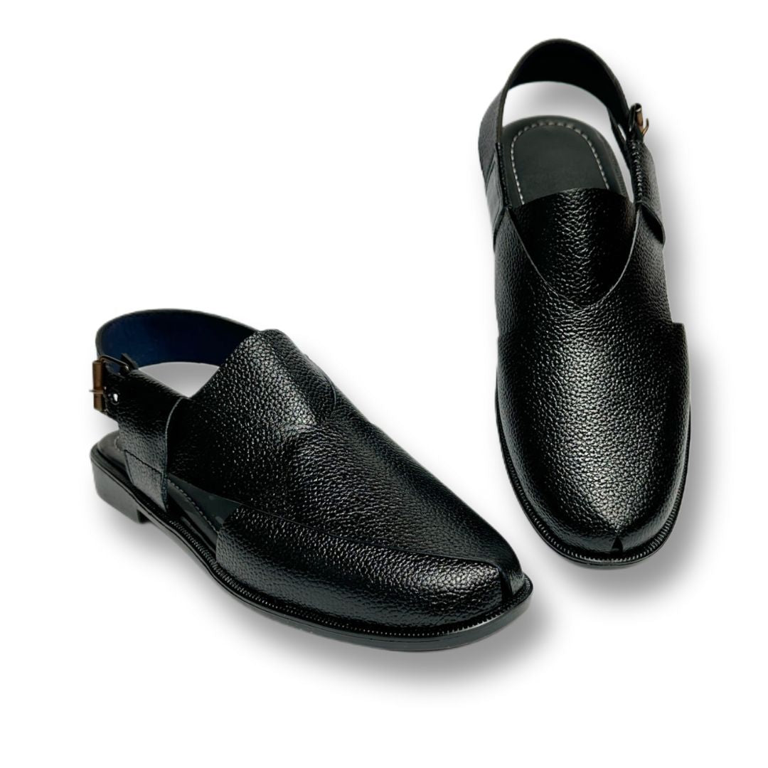 Black Doted Sandal