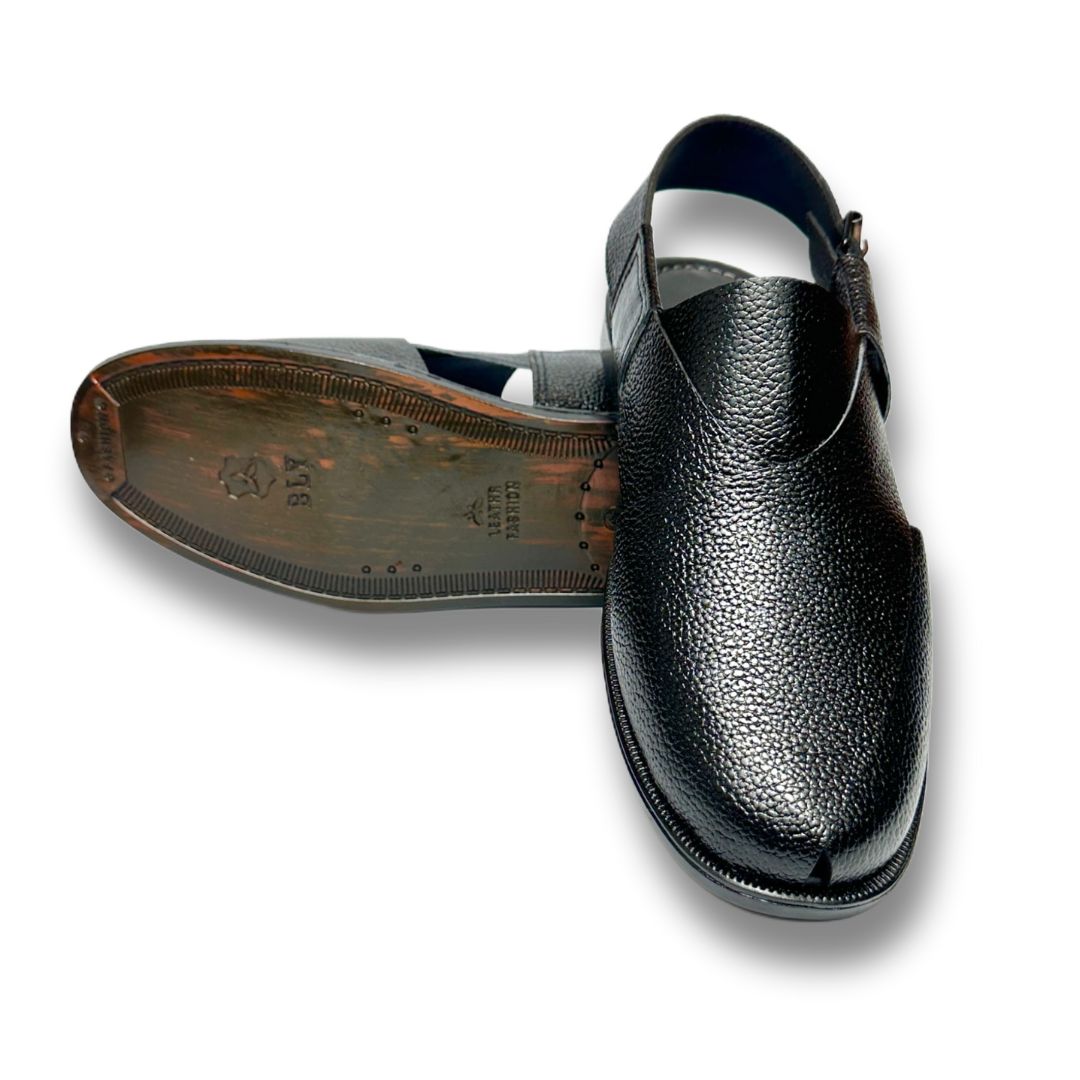 Black Doted Sandal